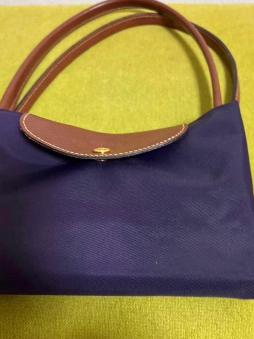 Longchamp purple nylon tote - Picture 7 of 8